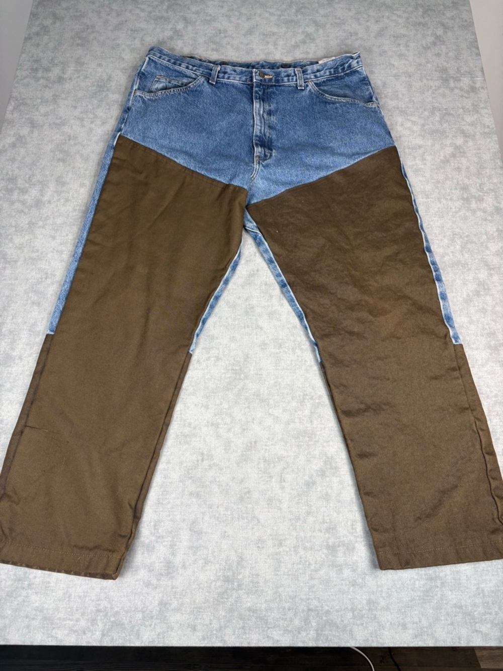 Wrangler Pro Gear Jeans 40x30 Reinforced Work Pants Denim USA Style